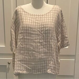 Eileen Fisher Large 100% Blouse